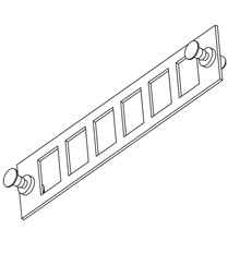 LC fiber adapter panel