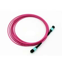 OM4 100G MTP MPO Fiber Assemblies - Fiber Zip Technology